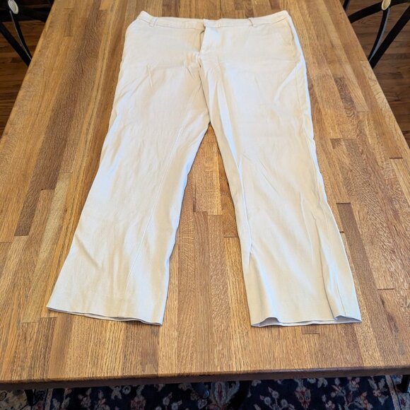 Front Zip Khakis w/ Pockets Women's Size 12 - Picture 1 of 6